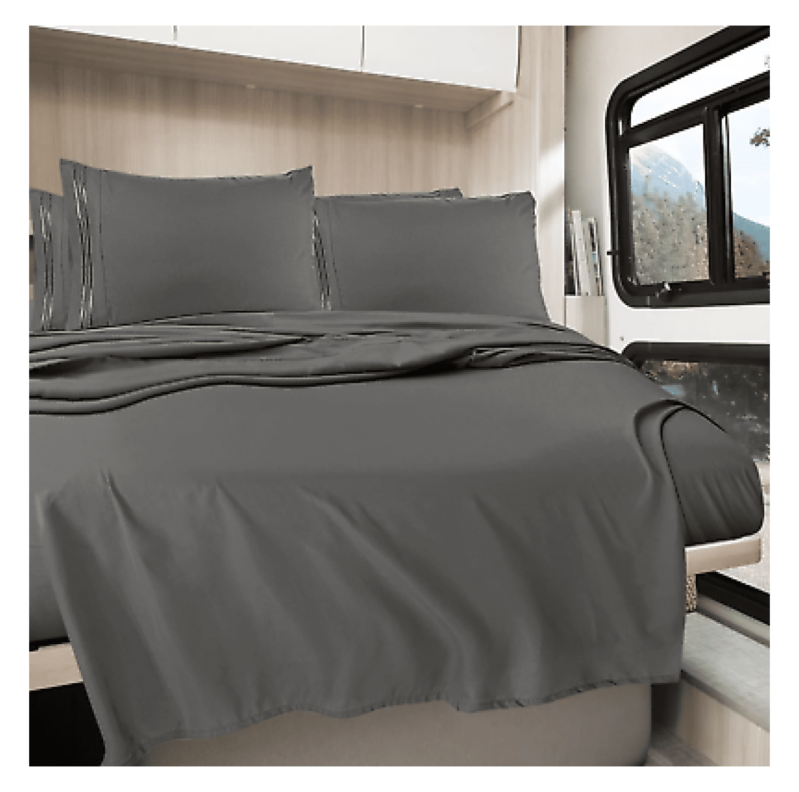 WTYCB RV Queen Sheets, 6 Piece RV Sheets Set Hotel Luxury Sheets for