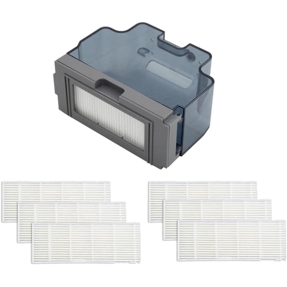 Robot Vacuum Replacements Parts Fit For Lefant M210/M213/M210b, For Okp K2 K2p K3 K4 K5 L1 K2p Robot Vacuum Cleaner, Vacuum Dust Pan, Side Sweep Edge Brush HEPA Filter (Dustbin-1pc), JCH-1546