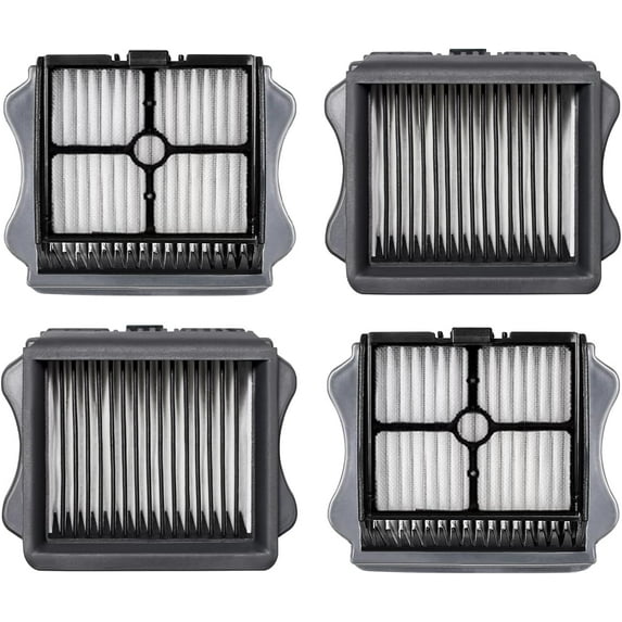 WTYYC Vacuum Filter Replacement Compatible with Tineco iFloor 3, Floor ONE S3 & Floor ONE S5, Floor ONE S5 Pro Cordless Vacuum Cleaner, 4 Pack Replacement Filters