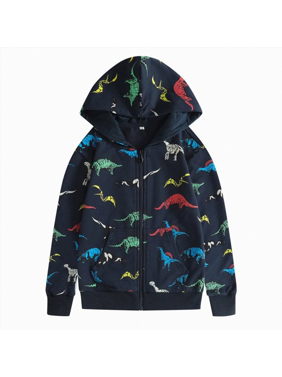 Baby Boy Coat 3-12 Years Boys Spring Fall Winter Jacket Boys' Outerwear Jackets Coats Hooded,Blue,3-4 Years