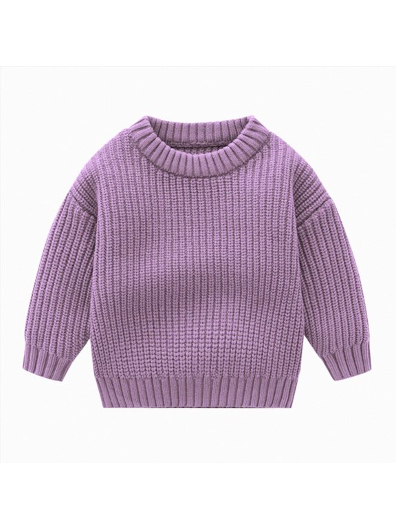 Baby Boy Knit Sweater Fashion Cute Toddler Kids Children Solid Knit Sweater Winter Clothes for Boys Baby Tops Clothes Fall Winter Clothes,A,5-6 Years
