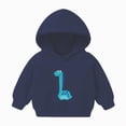 thumbnail image 1 of WUANDIXFA Baby Boys Dinosaurs Hoodie 12 18 24 Months 3T 4T 5T 6T Boy Girls Pullover with Pocket Toddler Boy Kids Sweatshirt,Dark Blue,12-18 Months, 1 of 6