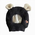 thumbnail image 1 of WUANDIXFA Baby Girl Beanie Baby Beanie Winter Hat with Bear Ear for Infant Toddler Boys Girls Soft Knitted Skull Cap,Black,6-36 Months, 1 of 9