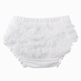 thumbnail image 1 of WUANDIXFA Baby Girls Organic Cotton Bloomers for 0-24 Months, Seamless Diaper Covers for Toddler Girls White,15-24 Months, 1 of 6