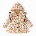 thumbnail image 1 of WUANDIXFA Baby Jacket Toddler Winter Coat Newborn Fleece Clothes Infant Sweater Newborn Girl Kids,Light Yellow,6-9 Months, 1 of 9