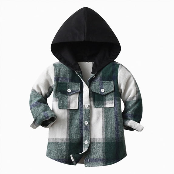 WUANDIXFA Boy Jacket 1T 2T 3T 4T 5T 6T Toddler Baby Girls Boys Fall Winter Warm Thick Cotton Long Sleeve Coat Cardigan Clothes,Navy,18-24 Months