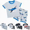 thumbnail image 1 of WUANDIXFA Boys Pajamas 2T 3T 4T 5T 6T 7T 8T Cotton Toddler 2 Piece Short Sleeve Pjs Kids Summer Sleepwear Clothes Set,OTHER,3-4 Years, 1 of 9