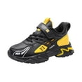 thumbnail image 1 of WUANDIXFA Boys Running Shoes Kid Tennis Shoes Toddler Girl Lightweight Non Slip Casual Athletic Sport Sneakers (Yellow, 13), 1 of 9