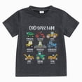 thumbnail image 1 of WUANDIXFA Boys Short Sleeve T-Shirt Dinosaur Cute Kids for 18 24 Months 2T3T4T5T6T Cotton Tees Crewneck Tops Basic Shirts,Black,4-5 Years, 1 of 7