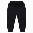 thumbnail image 1 of WUANDIXFA Boys Sweatpants 12 18 24 Months 3T 4T 5T 6T 7T Toddler Kids Baby Boys Girls Winter Warm Bow Loose Solid Pants Trousers,Black,6-12 Months, 1 of 6