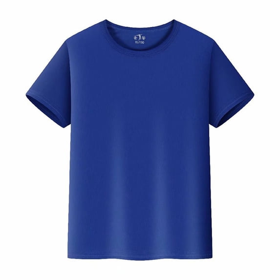 WUANDIXFA Uniform Shirts for Boys Kids Polo Shirts Boys Short Sleeve Button Down Shirt Boys Boy Clothes for Teen Boys Shirts for Toddler Boys Blue,11-12 Years