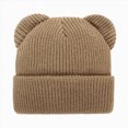 thumbnail image 1 of WUANDIXFA Boys Winter Hats Beanie Hat Warm Snow Cute Skull Cap Soft Ski Cold Weather Cap for Boys Girls,Khaki,0-6 Months, 1 of 7