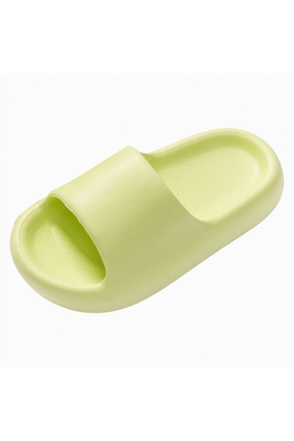Cloud Slides Cloud Slides for Kids Toddler Boys Girls Pillow Shower Bathroom Slippers Non-Slip Open Toe Soft Green,Size US 11