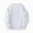 thumbnail image 1 of WUANDIXFA Cute Sweaters for Teen Girls Fashion Sweatshirt Girls Clothes Comfortable Warm Hoodless Sweatshirt Printed Casual Sweatshirt,White,2-3 Years, 1 of 4
