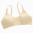 thumbnail image 1 of WUANDIXFA Girls Training Bras Teen Bra for Girl Wireless Light Padding Adjustable Straps,Beige,10-16 Years, 1 of 4