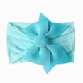 thumbnail image 1 of WUANDIXFA Infant Bows Baby Bows Headbands Soft Nylon Hairbands Hair Accessories for Baby Girls Infant Toddler,Blue,One Size, 1 of 4