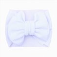 thumbnail image 1 of WUANDIXFA Infant Headbands for Baby Girl 1PC Newborn Infant Baby Toddler Girls Bowknot Headband Stretch Hairband Headwear,White,One Size, 1 of 2