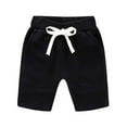 thumbnail image 1 of WUANDIXFA Jean Shorts for Teen Girls' School Uniform Shorts Pull-on Fit Stretchy Material Functional Pockets Black,6-7 Years, 1 of 3