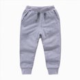 thumbnail image 1 of WUANDIXFA Joggers for Boys 12 18 24 Months 3T 4T 5T 6T 7T Toddler Kids Baby Boys Girls Winter Warm Bow Loose Solid Pants Trousers,Grey,12-18 Months, 1 of 3