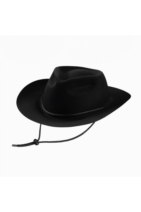 Kids Cowboy Hats for Boys Cowboy Hat for Kids Birthday Party for Kids Elegant Theme Party Headwear Photography Hat for Kid,Black,4-10 Years