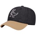 thumbnail image 1 of WUANDIXFA Kids Hat Toddler Baseball Hat Soft Lightweight Kids Hat Cute Printed Baby Ball Cap for Boys Girls One Size,Black, 1 of 7