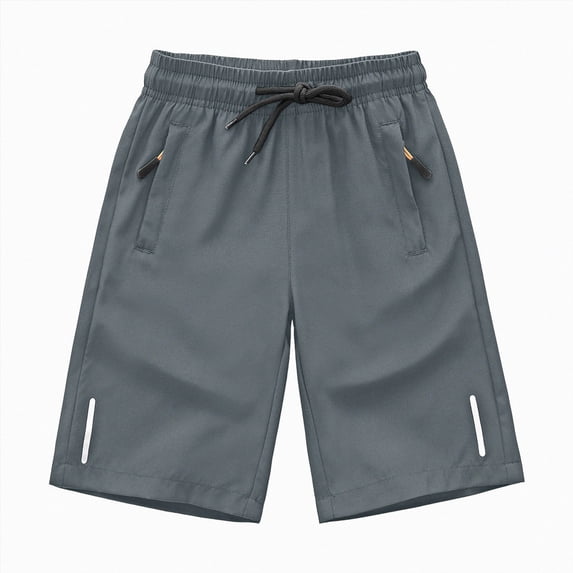 WUANDIXFA Kids Shorts 3T-10T Summer Boy Thin Stretch Pants Shorts Breathable Pants Sweatpants Fashion Boy Pants,Grey,3-4 Years