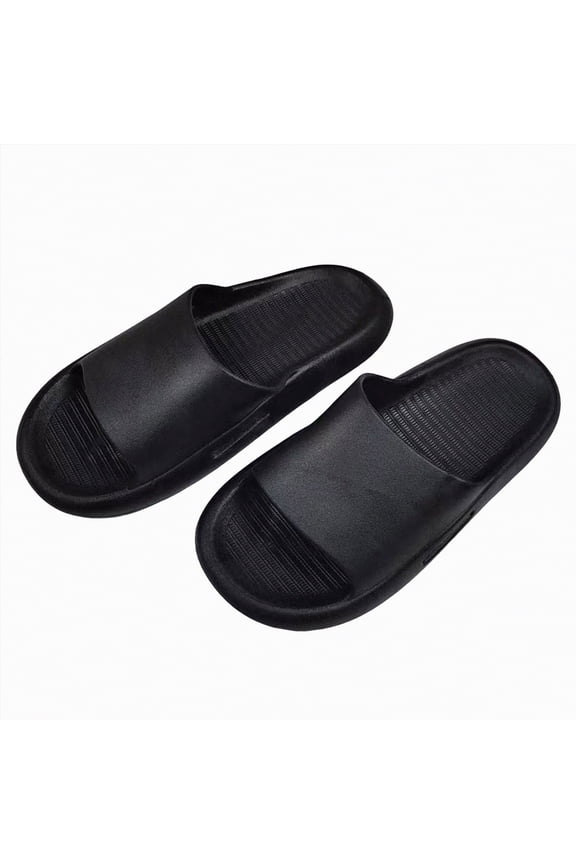 Kids Slippers Girls Kids Slides Slip-On Sandals Indoor and Outdoor Shower Slides for Girls and Boys Black,Size US 10