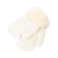 thumbnail image 1 of WUANDIXFA Kids Winter Gloves Infant Gloves Baby Girl Mittens Fleece Toddler Boy Mittens Warm Kids Winter Gloves Unisex Cold Weather Baby Gloves White,0-36 Months, 1 of 4
