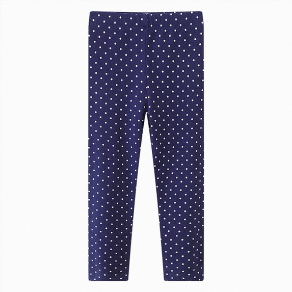 WUANDIXFA Newborn Leggings Girl 1T 2T 3T 4T 5T 6T Toddler and Baby Girls Leggings Pants Full Length Cotton Basic Leggings Stretchy Soft Leggings Tights Pants,Dark Blue,3-4 Years