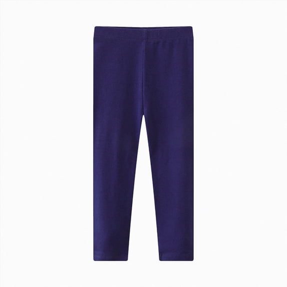 WUANDIXFA Newborn Pants Girl 2T 3T 4T 5T 6T 7T 8T Toddler Girls Cotton Leggings Little Girl Stretchy Leggings Trousers for Fall Winter,Dark Purple,3-4 Years