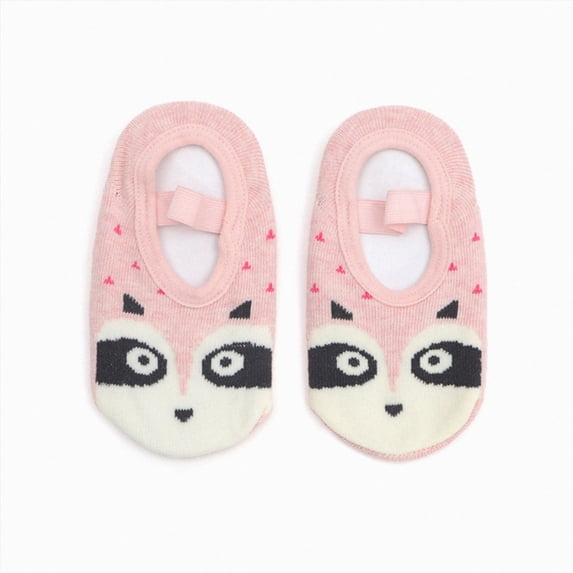 WUANDIXFA Nonslip Socks for Kids Cute Soft Baby Toddler Animal Socks Cute Floor Socks (1-5 Years) Princess Socks Floor Socks,Pink,1-3 Years