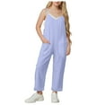 thumbnail image 1 of WUANDIXFA Pant Toddler Boy Toddler Girls Kids Jumpsuit One Piece Floral Playsuit Strap Romper Summer Outfits Clothes Toddler Overalls Girls Multi-color,13-14 Years, 1 of 9