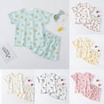 thumbnail image 1 of WUANDIXFA Pj for Toddler Girls 6 12 18 24 Months 3T 4T 5T 6T Toddler Baby Short Sleeved Home Clothes Cute Cartoon Pattern Pajama Set,Red,12-18 Months, 1 of 4