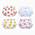 thumbnail image 1 of WUANDIXFA Potty Training Underwear for Girls 4 Pack, Organic Cotton Seamless Bloomers, Soft Diaper Covers with Lovely Princess Graphics A,3-4 Years, 1 of 7