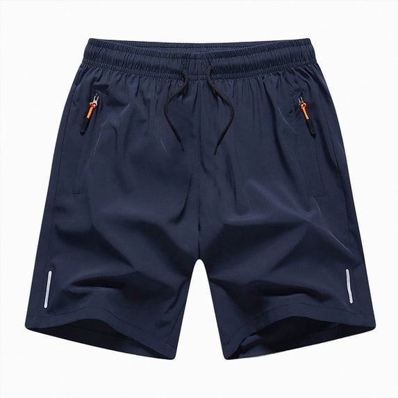 WUANDIXFA Shorts for Boys Summer Boy Thin Stretch Ice Pants Shorts Children Sweatpants Fashion Boy Pants,Blue,9-10 Years