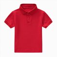 thumbnail image 1 of WUANDIXFA Toddler Athletic Shirt Toddler Boys T-Shirts Short Sleeve Cotton Boy Undershirts Crew Neck Baby Tees Solid Summer Kids Clothes,Red,3-4 Years, 1 of 4