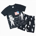 thumbnail image 1 of WUANDIXFA Toddler Baby Boys Pajamas 2T 3T 4T 5T 6T 7T 8T Truck Summer Pjs Sleepwear Cotton Kids Short Sets Clothes,OTHER,3-4 Years, 1 of 9
