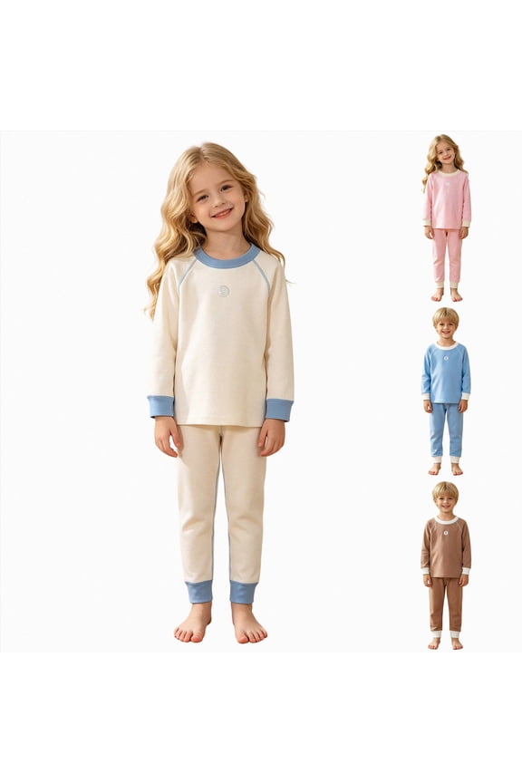 Toddler Birthday Pajamas 1-13 Years Infant Kids Toddler Girls Boys Soft Comfy Sleepwear Pajamas 2pcs Set,Coffee,12-18 Months