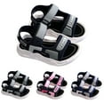 thumbnail image 1 of WUANDIXFA Toddler Boy Sandal Boys Hook and Loop open-toe Toddler Sport Sandals Summer Shoes for Toddler Girls Blue,1.5, 1 of 4