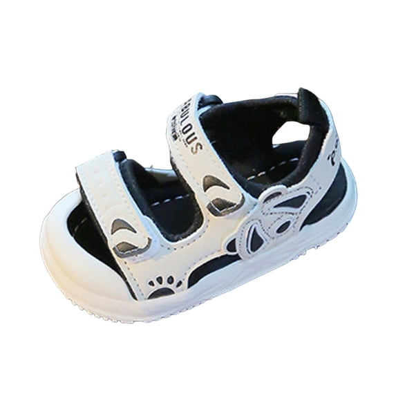 WUANDIXFA Toddler Boys Girls Athletic Sandals Summer Outdoor Open Toe Sport Shoes Breathable Soft Sole Lightweight Water Shoes (Black, 6.5)