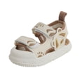 thumbnail image 1 of WUANDIXFA Toddler Boys Girls Athletic Sandals Summer Outdoor Open Toe Sport Shoes Breathable Soft Sole Lightweight Water Shoes (Brown, 7), 1 of 9