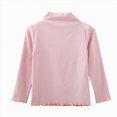 thumbnail image 1 of WUANDIXFA Toddler Cotton Tshirt Girls Fashion Toddler Kids Girls Long Sleeve Basic T Shirt Casual Tees Shirt Tops Solid Cloths Fall Clothes,Pink,7-8 Years, 1 of 7