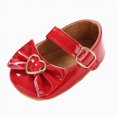 thumbnail image 1 of WUANDIXFA Toddler Dress Shoes Girls Baby Girls Mary Jane Shoes Toddler Girls Dress Shoe for Wedding Party Church Red,Size US 3, 1 of 8