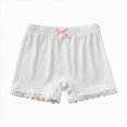 thumbnail image 1 of WUANDIXFA Toddler Girl Panties Girls Boyshorts Underwear Soft Cotton Teen Girls Kids Briefs Safety Panties for Dress,White,18-24 Months, 1 of 9