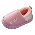 thumbnail image 1 of WUANDIXFA Toddler Indoor Slippers Boys Toddler Boys Girls House Slippers Indoor Home Shoes Warm Slipper Socks for Kids Baby Soft Winter Warm Walking Shoes Pink,US 13, 1 of 5