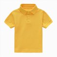 thumbnail image 1 of WUANDIXFA Toddler Short Sleeve Shirt 1T 2T 3T 4T 5T 6T Toddler Boys T-Shirts Short Sleeve Cotton Boy Baby Tees Solid Summer Kids Clothes,Yellow,2-3 Years, 1 of 4