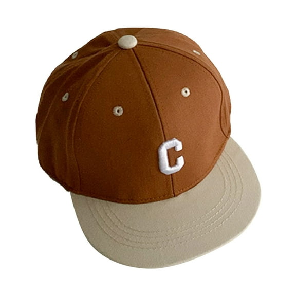 WUANDIXFA Toddler Sun Hat Baseball Cap for Kids Adjustable Washed Cotton Golf Toddler Hat for Boys & Girls 1-6 Years,Coffee