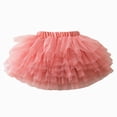 thumbnail image 1 of WUANDIXFA Toddler Tulle Skirt Tutu for Girls Skirt with Elastic Waist Layered Tulle Ballet Dance Princess Dress Birthday Outfit,Pink,3-4 Years, 1 of 7