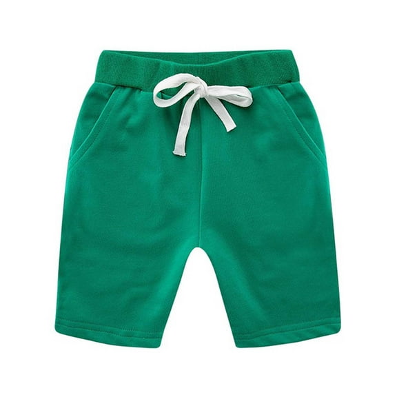 WUANDIXFA Uniform Shorts for Boys Girls Shorts Bike Shorts Toddler Biker Cartwheel Dance Under Dress Girls Clothes Girls Jean Shorts Knee Length Green,12-18 Months