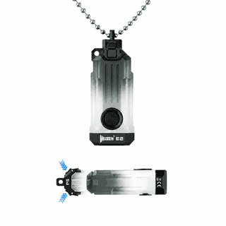 WUBEN E2 Mini LED Keychain Flashlight, Multi-Light Source, Memory Function, USB-C Rechargeable EDC Flashlight for Outdoor Hiking Emergency